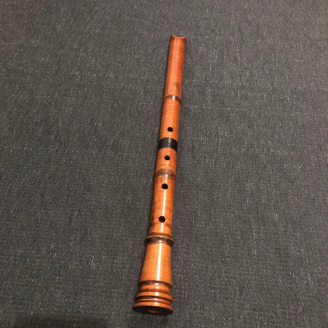 尺八　木管　1尺9寸　蝴蝶