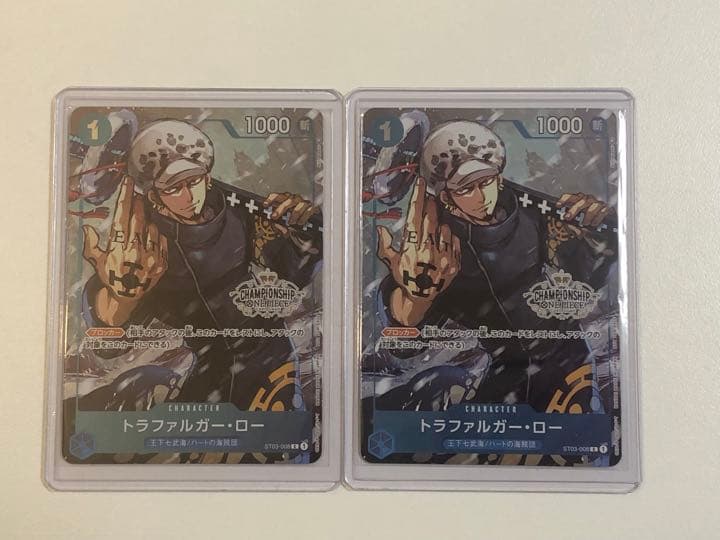 ワンピースカード　ロー　チャンピオンシップ2022 2枚セット