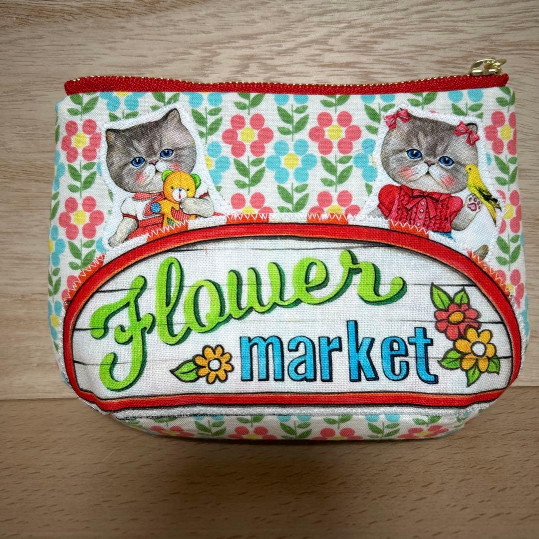 ハンドメイド ころりんポーチ コヤンイサムチョン☆フラワーマーケット