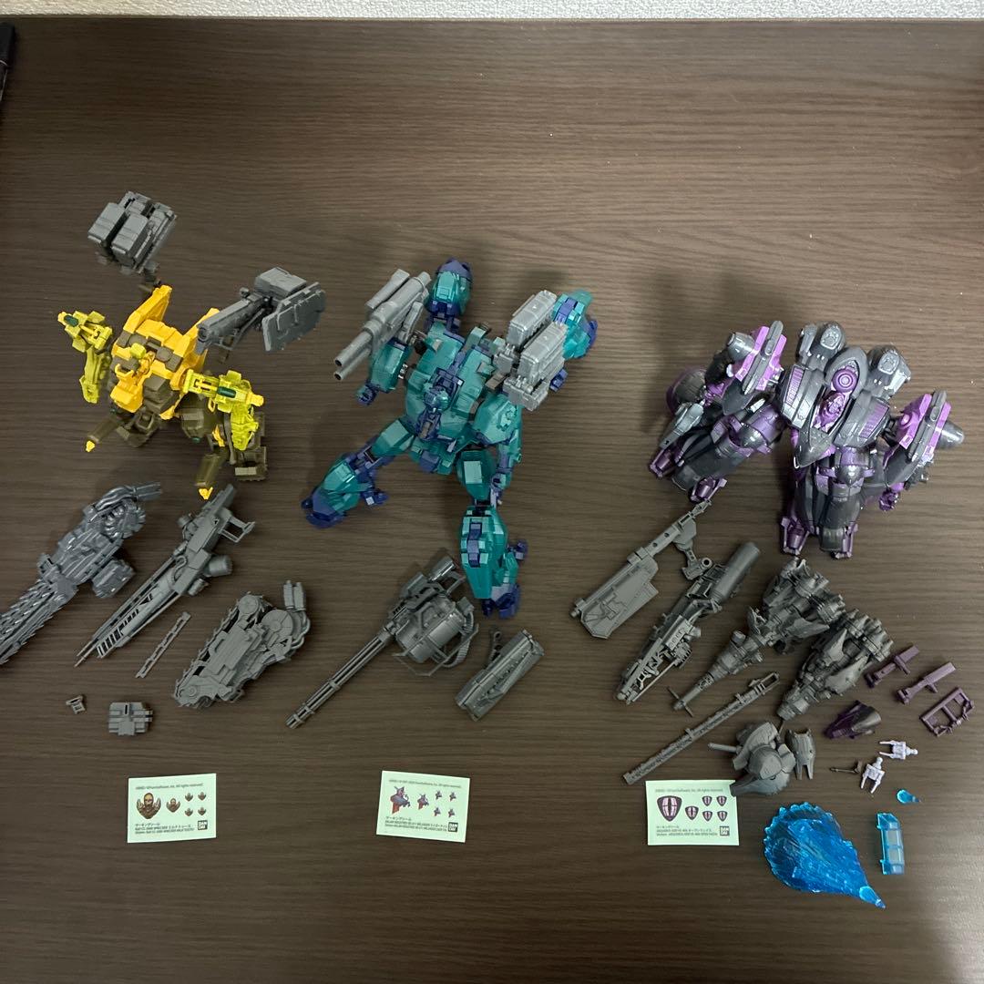 30mm アーマードコア　ミルクトゥース　ライガーテイル　オープンフェイス 30MM ARMORED CORE VI FIRES OF RUBICON RaD CC-3000 WRECKER ミルク