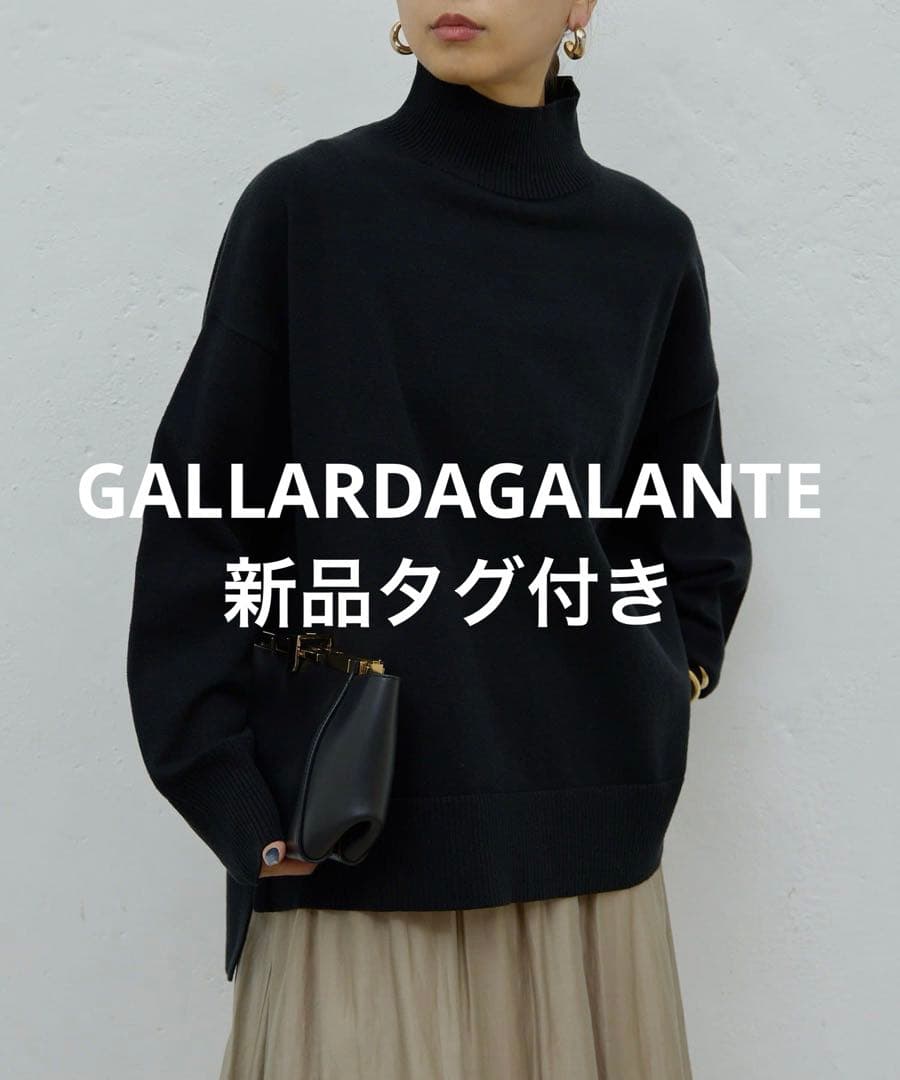【新品タグ付き】GALLARDAGALANTE　オーバータートルニット　ブラック