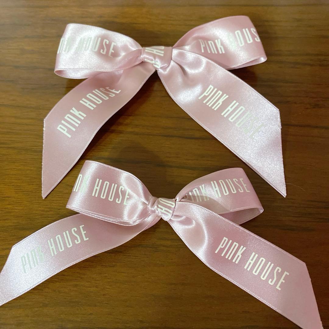 PINK HOUSE リボンブローチ 大小セット - メルカリ
