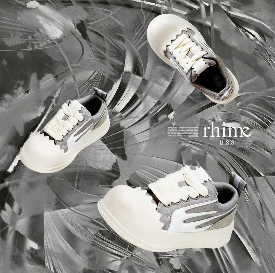 靴 rhime ASTROPOD GRAY UK42 US8.5 JP26.5c