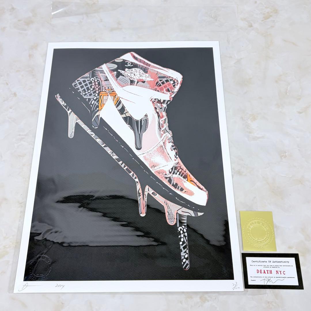 DEATH NYC ジョーダン 限定100枚 現代アート 直筆サイン - メルカリ
