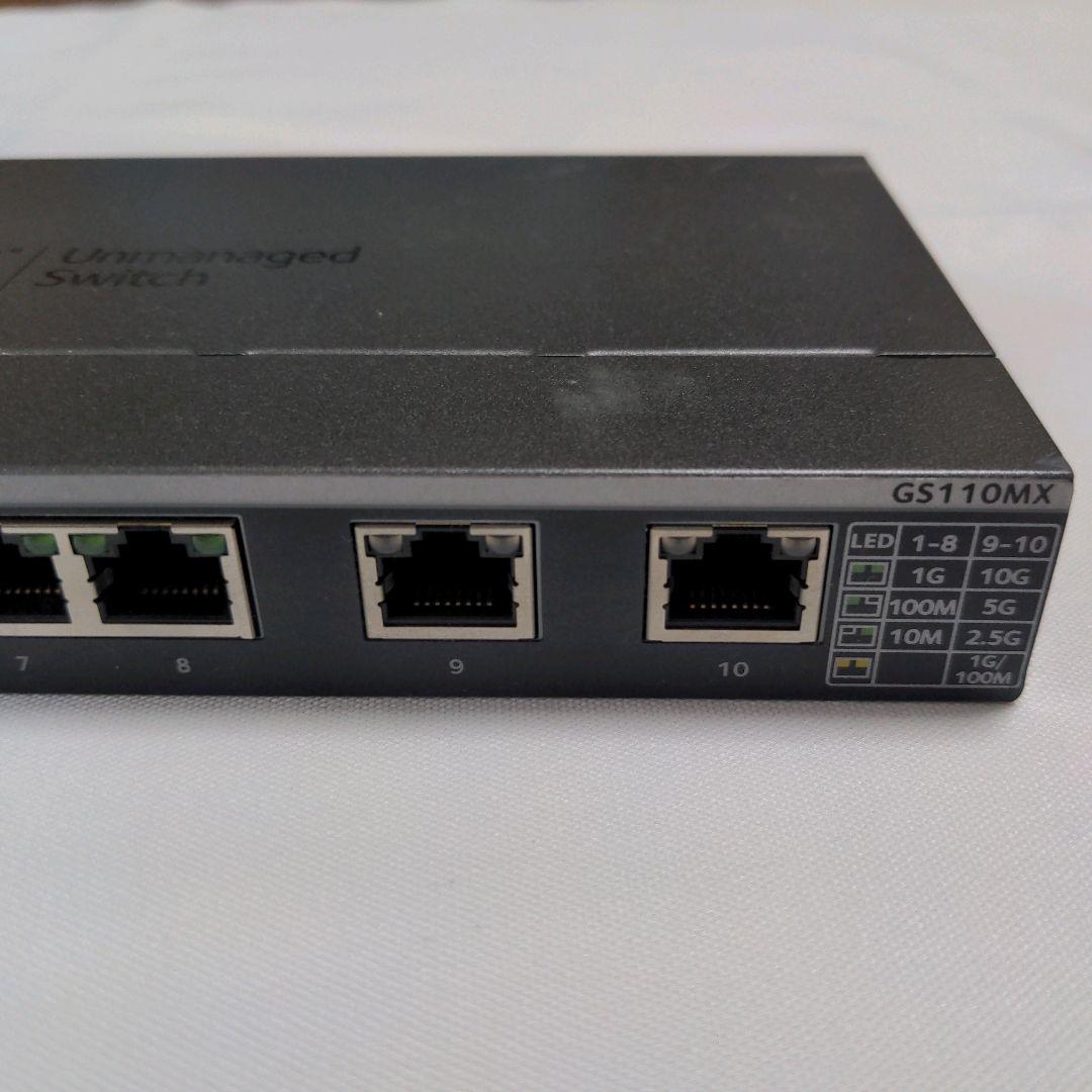 ネットギア GS110MX 8ポート スイッチングハブ 【本体のみ】‪♡E5‬