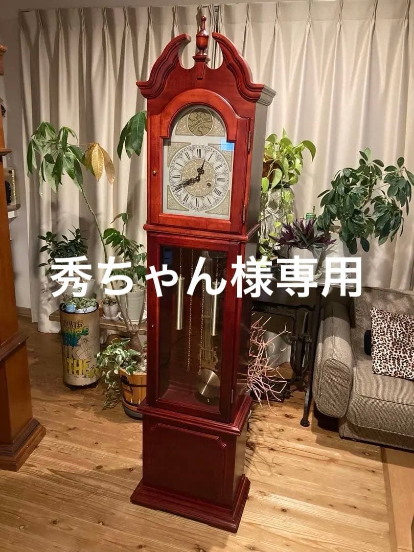 Tempus Fugit ホールクロック 柱時計 ゼンマイ式振り子時計 稼働品