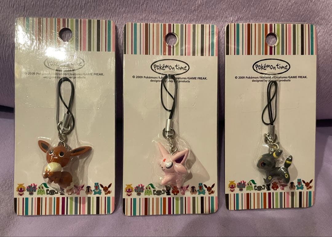 ポケモンセンター pokemon time ストラップ 3種 未使用品