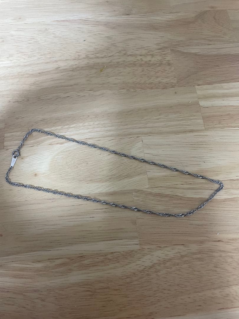 美品　シルバー ネックレス 約40センチ21g