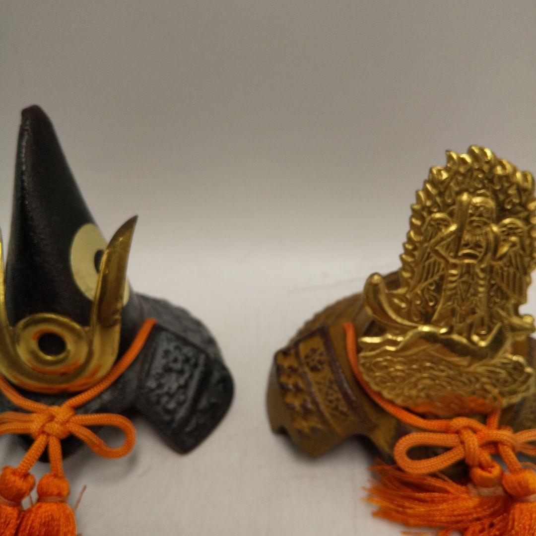 風雷様専用 ミニ兜 アンティーク 昭和レトロ 五月人形 戦国武将 古道具