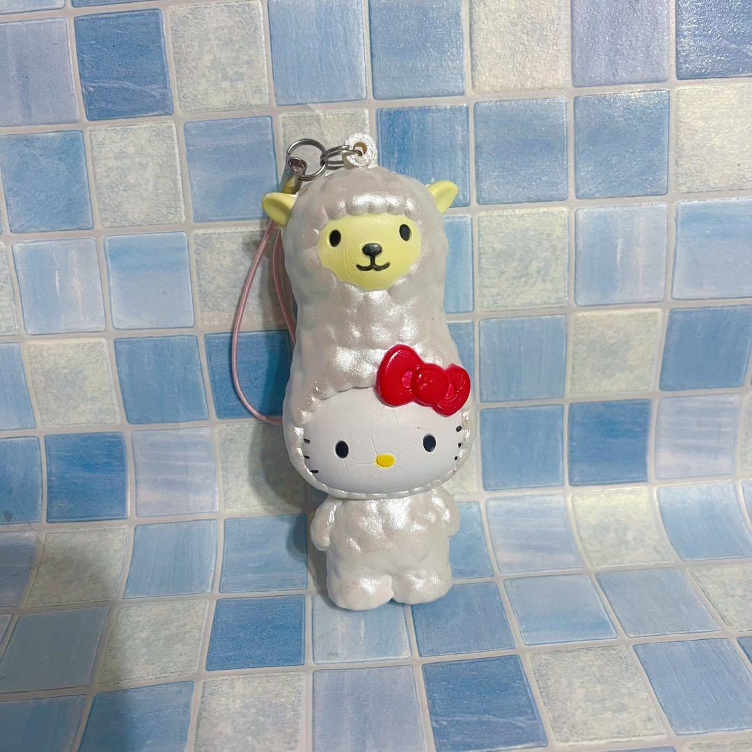 ご当地キティ　アルパカ スクイーズ　ストラップ