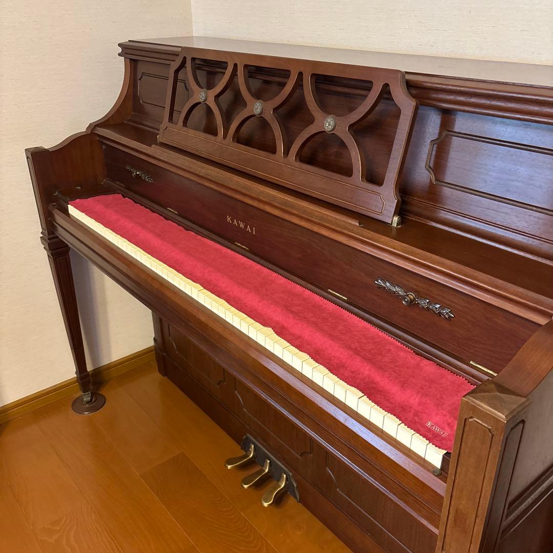 R.7年11月調律・整調済】 KAWAI ピアノKL-62WI 椅子他付属品