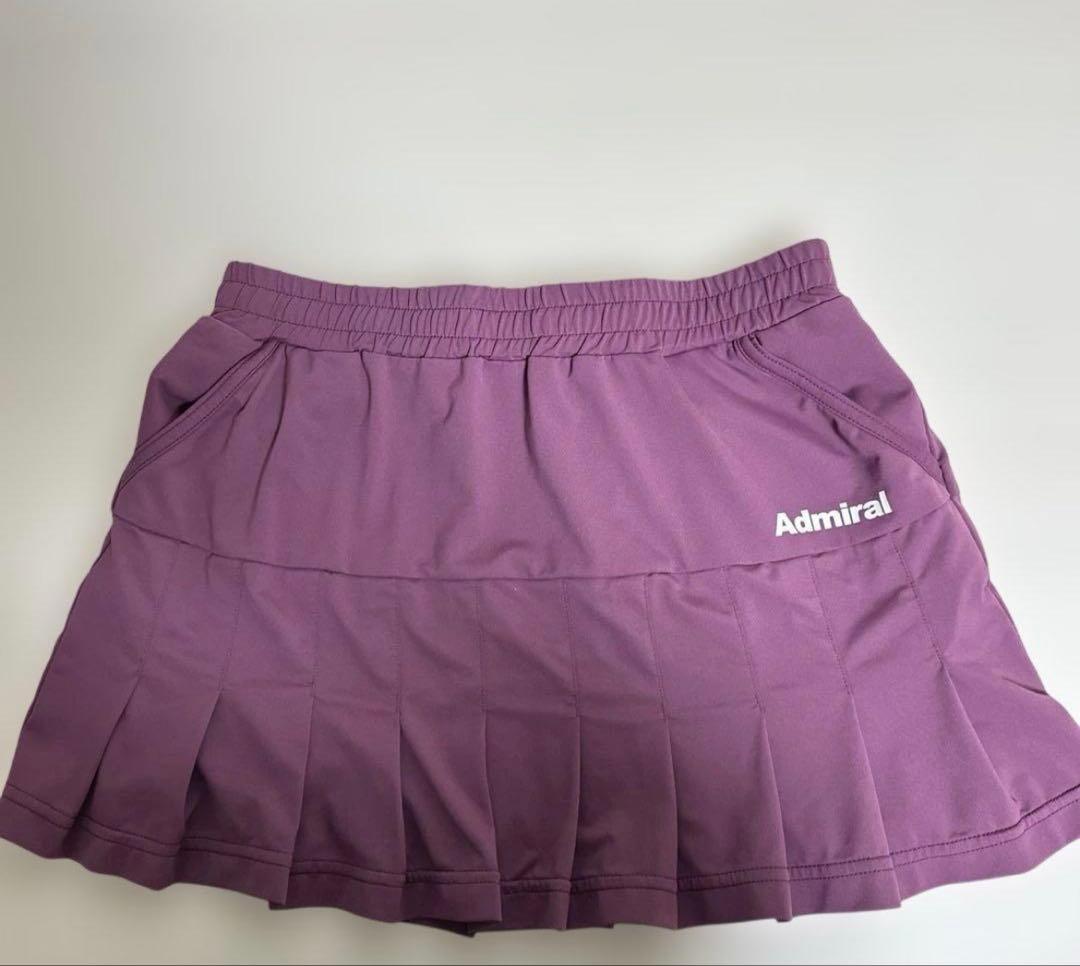 極美品！アドミラル テニススコート M パープル アドミラル（Admiral）（レディース）テニスウェア レディース
