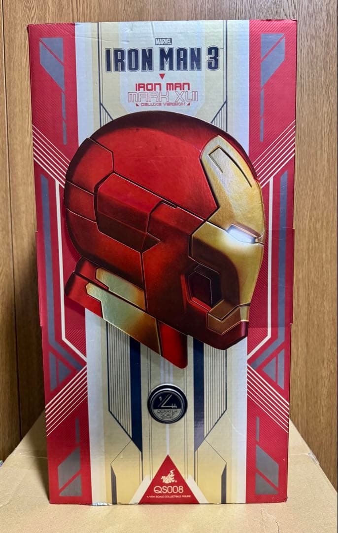 ホットトイズ　クオータースケール　アイアンマン　マーク42 ボーナスアクセサリー