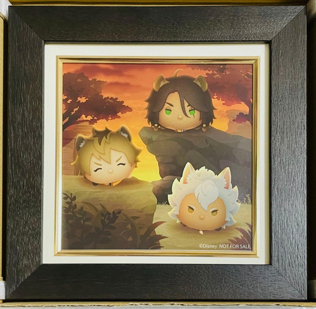 ツイステ ツムツム A賞 壁掛けアート サバナクロー レオナ ジャック ラギー ツイステ レオナ ラギー ジャック サバナクロー アルカナ メタカ