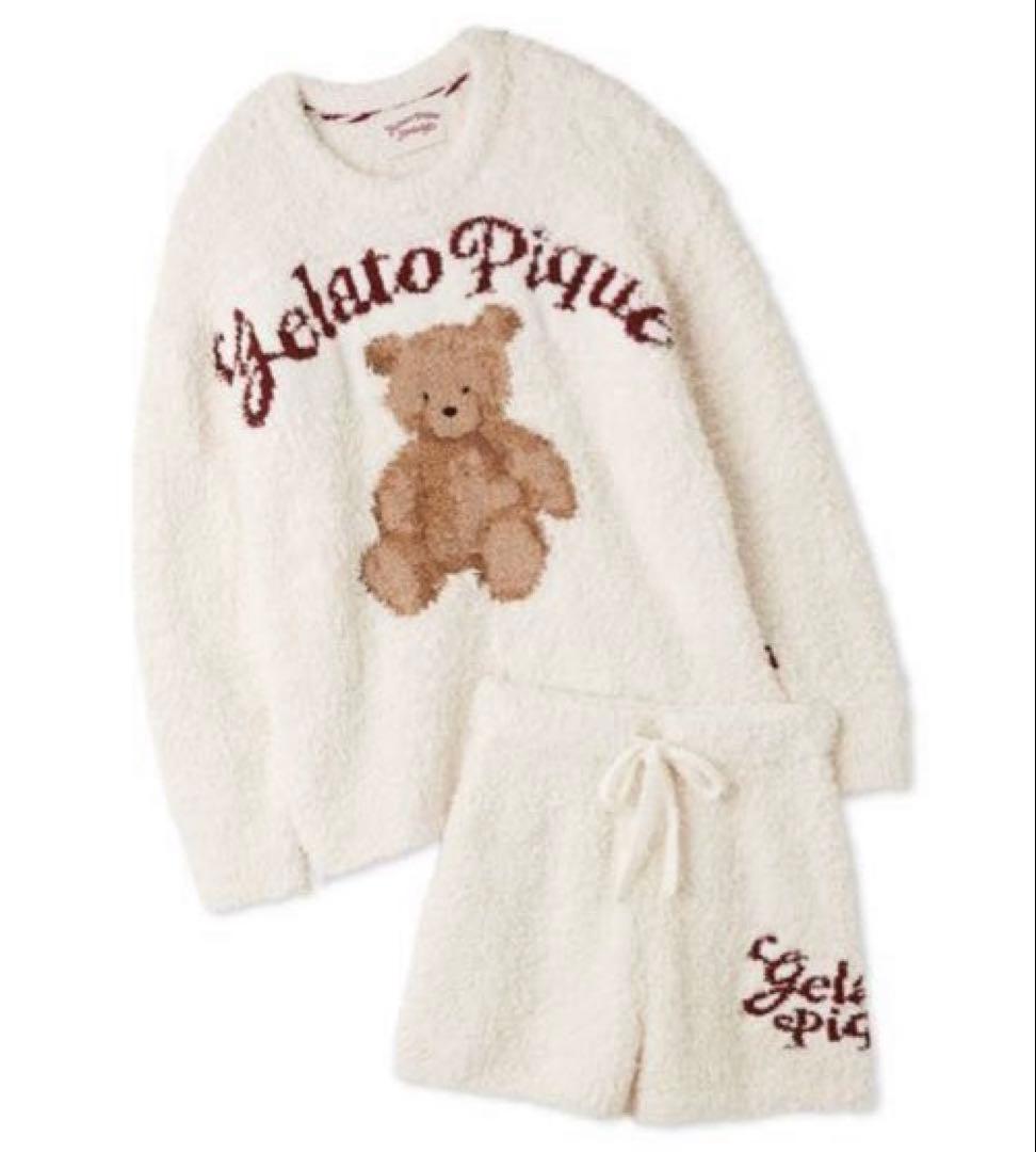 新品♡ジェラートピケ♡ 限定スノーベアジャガードプルオーバー