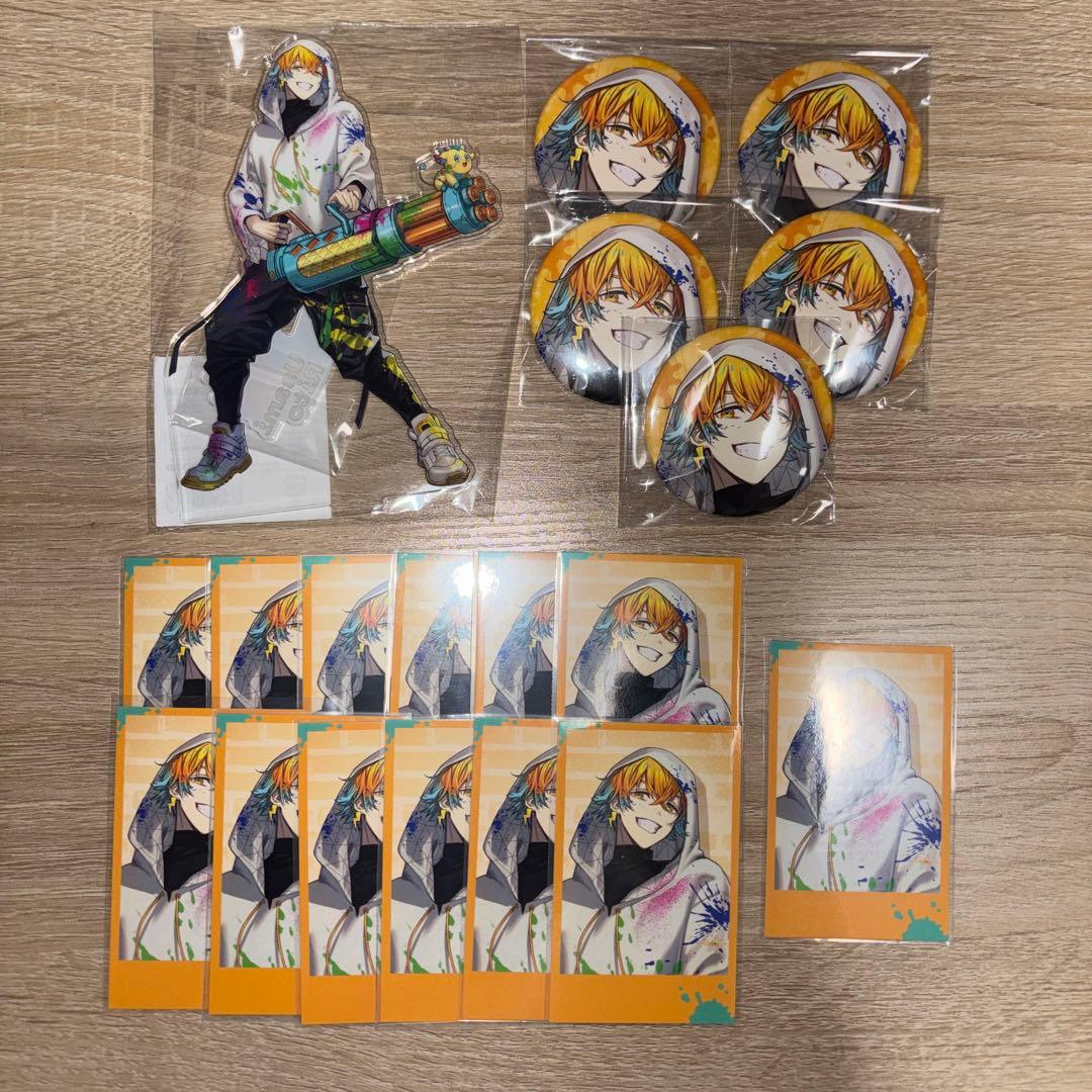 匿名配送】にじさんじ 1周年 宇佐美リト アクスタ チェキ 缶バッジ