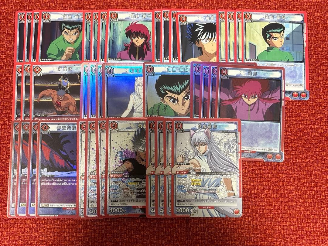 ユニオンアリーナ 幽遊白書 幽☆遊☆白書 赤 蔵馬 飛影 デッキ まとめ