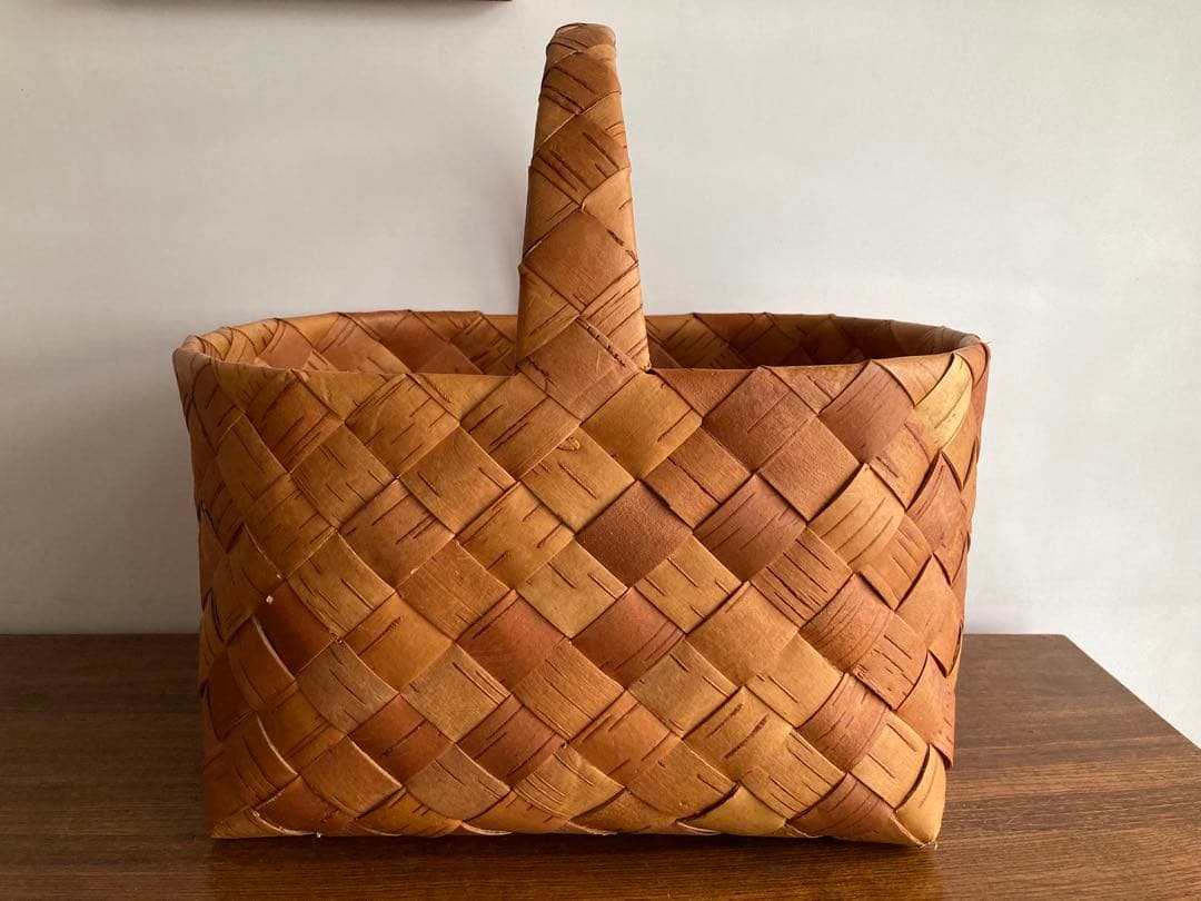 さ*ぁ様 Galina ガリーナ さんの白樺かご（特大サイズ）① フィンランド