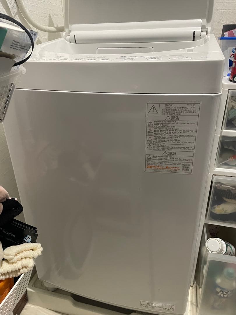 東芝 縦型洗濯機 8kg AW-8DH1 2021年製