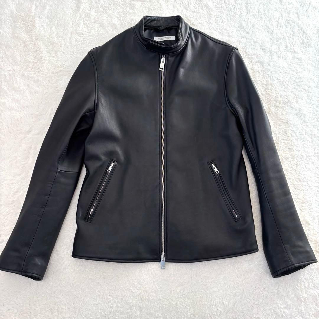 ジャーナルスタンダード シングルライダースジャケット 羊革 ブラック
