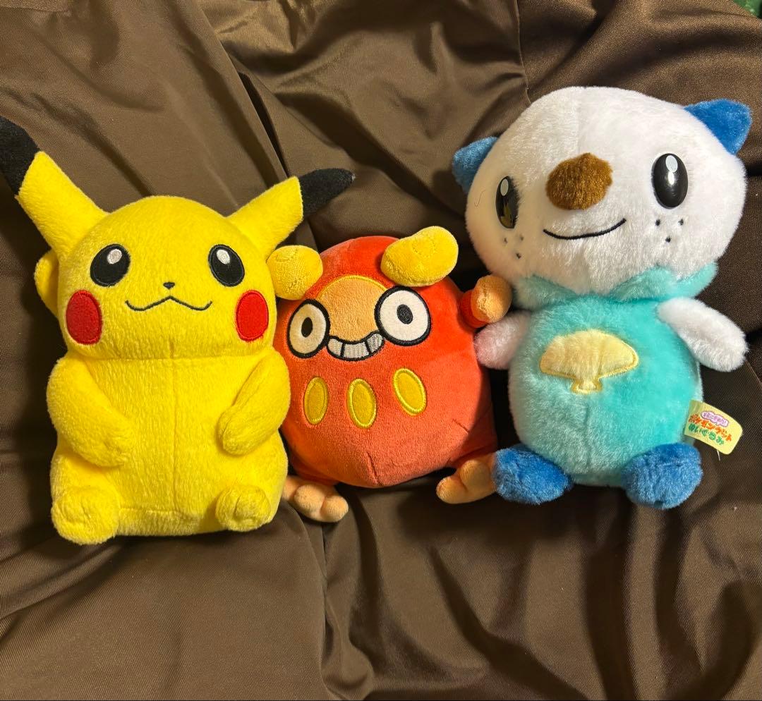 ポケモン ぬいぐるみ ピカチュウ ミジュマル ダルマッカ