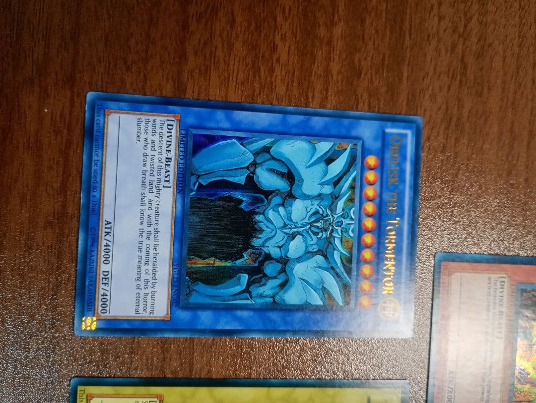 遊戯王 三幻神セット ウルトラレア 英語版 オシリス オベリスク ラー