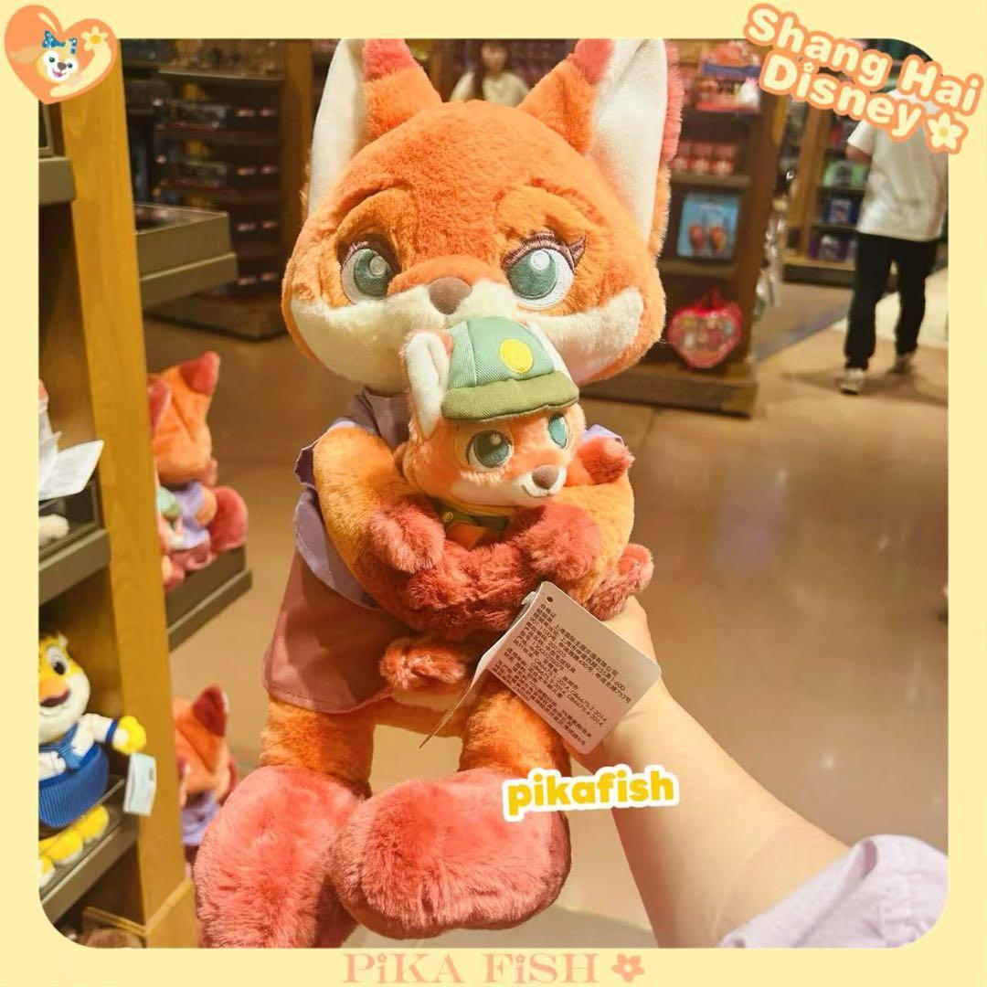 最新☆正規品】ニック ニックの母 ズートピア ぬいぐるみ 上海