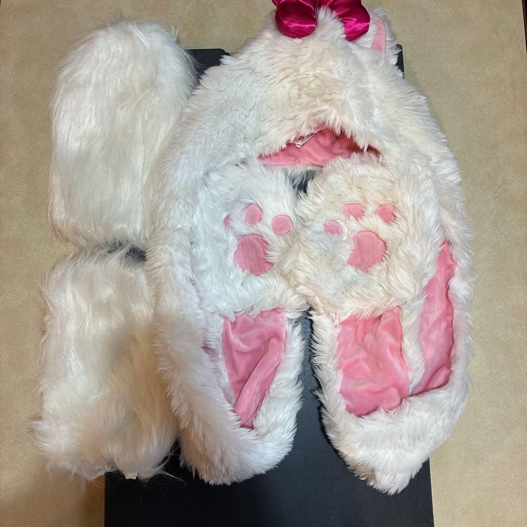 ディズニー マリー ファンキャップ もこもこレッグウォーマー付き