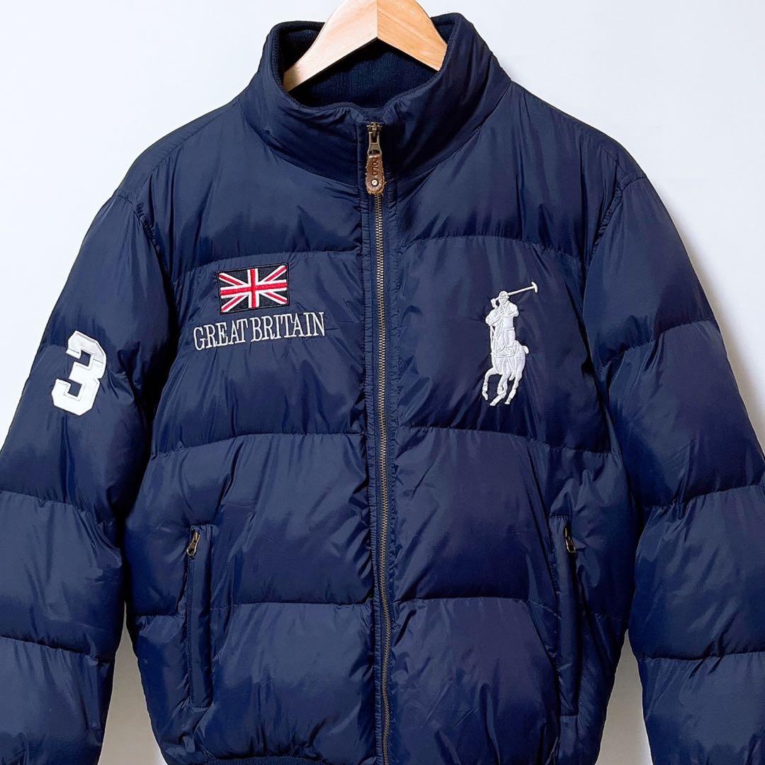 人気】ラルフローレン ビッグポニー ダウンジャケット ネイビー 2536