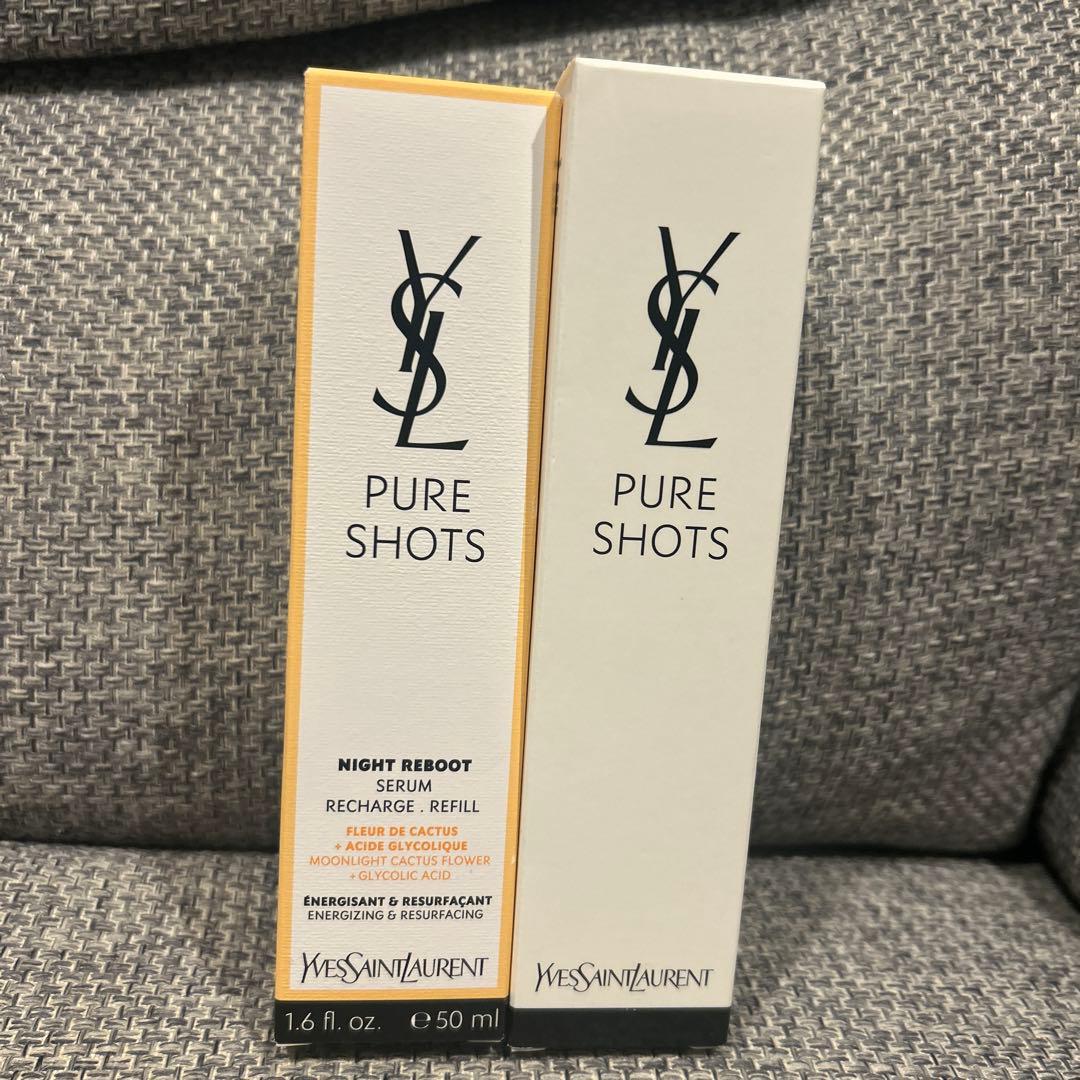 YSL ピュアショットナイトセラム 本体50ml 新品未使用　ケース付き