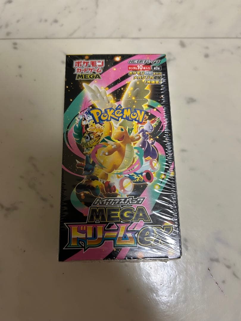 ポケモンカードゲーム MEGA ドリームEX シュリンク付き 1box