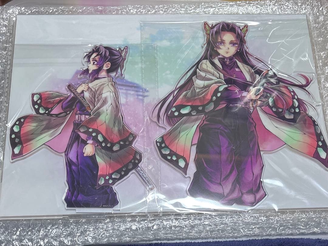 鬼滅の刃　WEBSHOPくじ 　しのぶ　カナエ　ビックアクリルスタンドキット