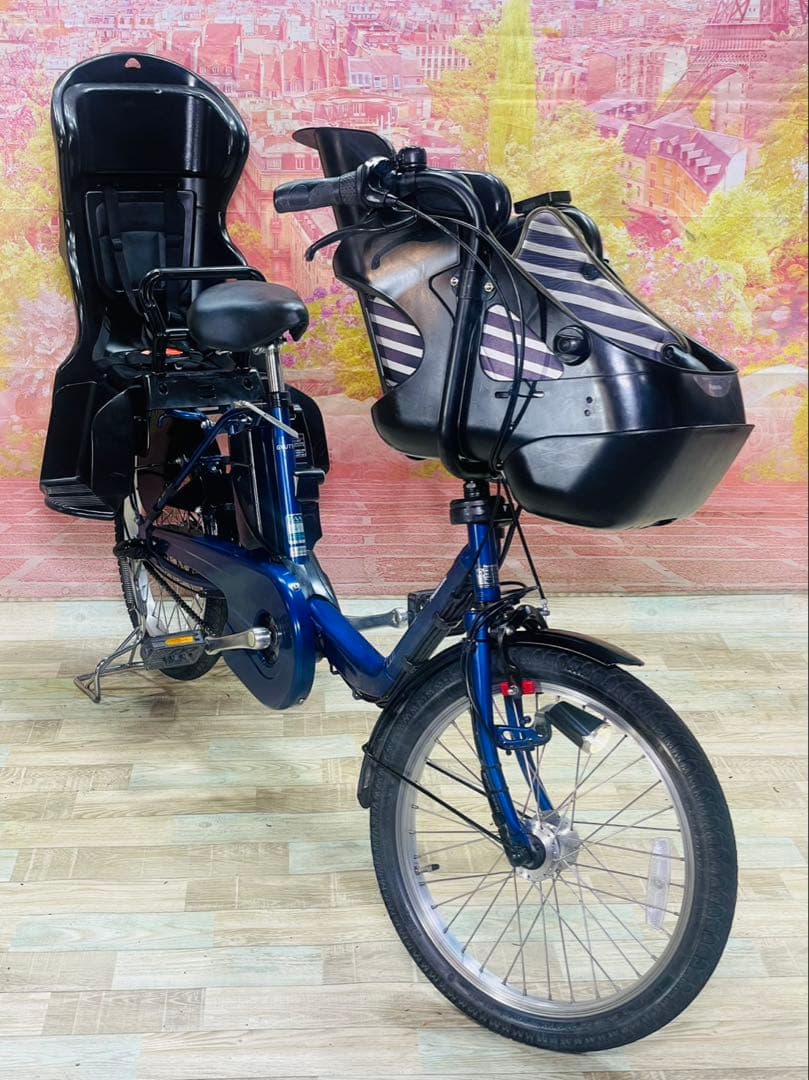 ZK3501 「大容量13.2Ah」電動自転車パナソニック 子供乗せ 20インチ