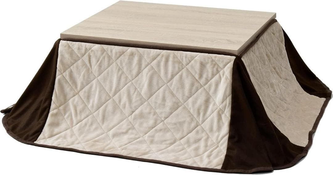 【新品】山善 家具調 こたつ テーブル 専用布団 セット 幅75×奥行60cm