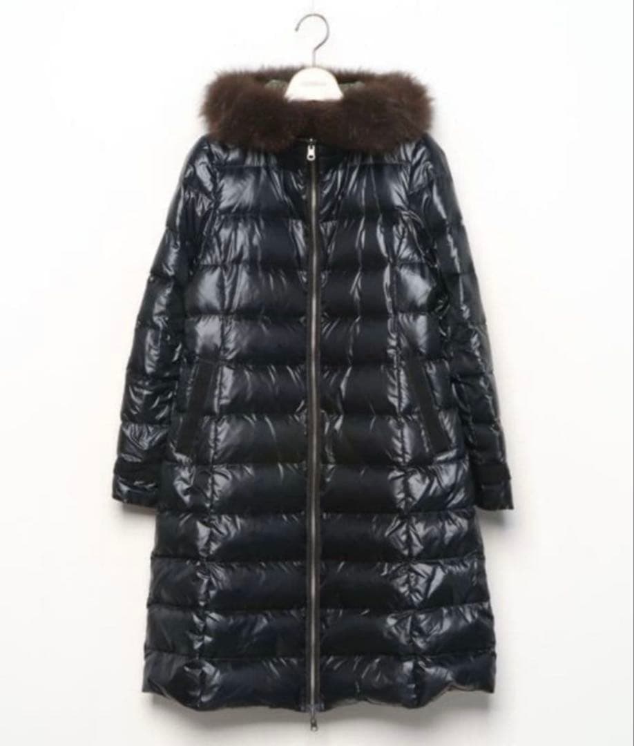 ランバンオンブルー　ダウンコート　リバーシブル　38