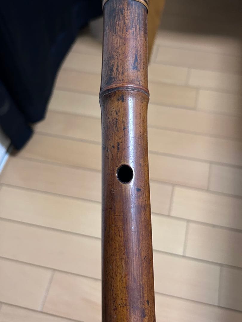 古い尺八 長さ57.5cm 明暗流？ 古美術 - メルカリ
