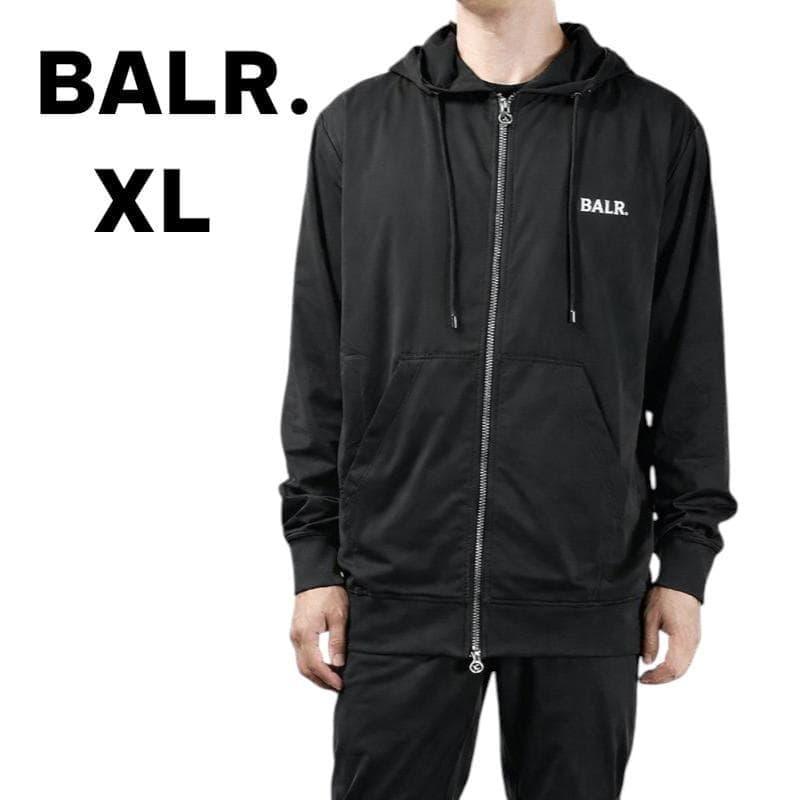BALR ボーラー パーカー JP Q-series 日本限定 黒 長袖 XL