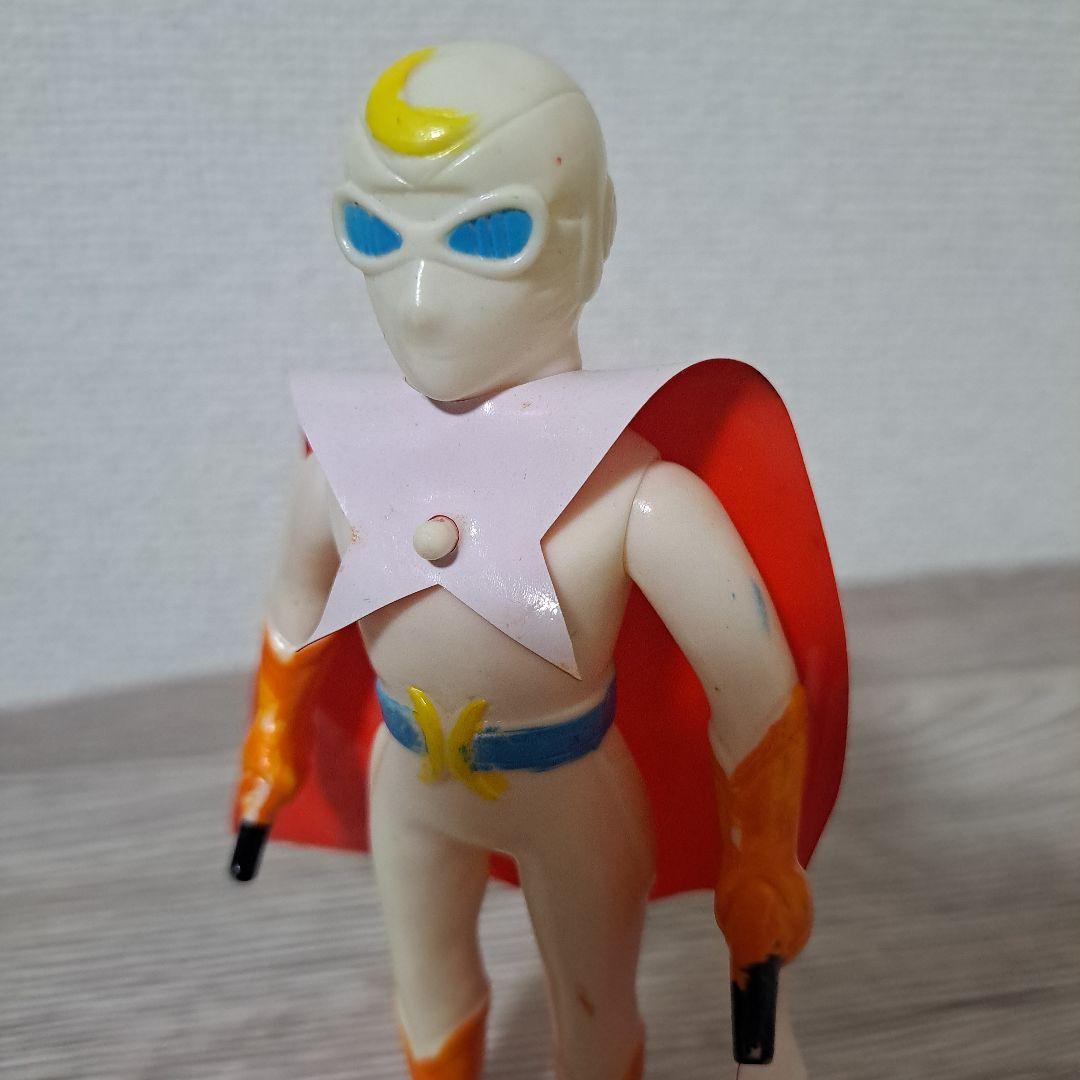 ソフビ　月光仮面　無版権　当時 Yahoo!オークション -「月光仮面」(ソフビ) (ビンテージ)の落札相場