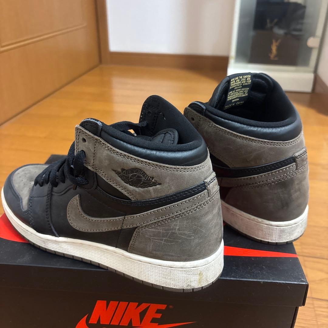 NIKE Air Jordan 1 ハイカット ブラック/グレー