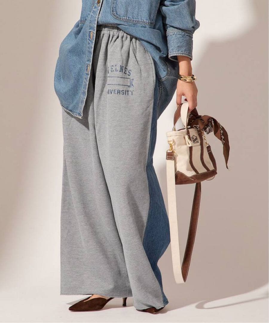 別注【INSCRIRE*LEE*LESSAGE】ドッキングパンツ　XS ブルー