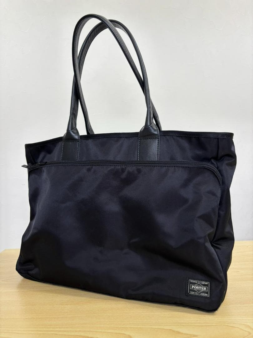 PORTER タイム トートバッグ 吉田カバン ブラック A4、PC収納可
