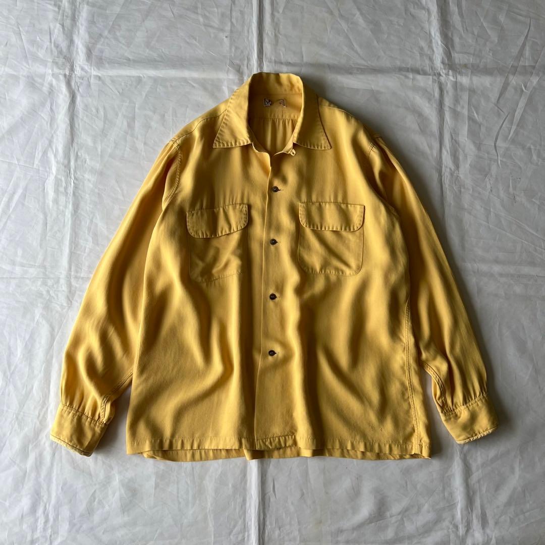 50’s ARROW アロー　レーヨンシャツ　古着