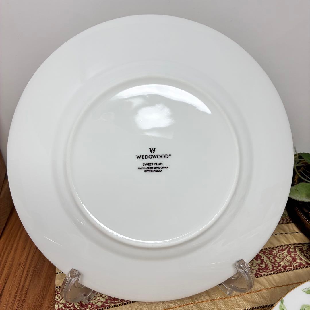 極美品 ウェッジウッド スウィートプラム 皿 プレート 4枚セット
