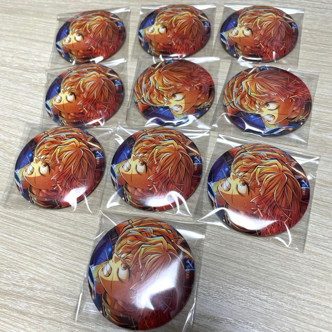 鬼滅の刃　無限城　第5弾　キービジュアル　缶バッジ　我妻善逸　10個セット