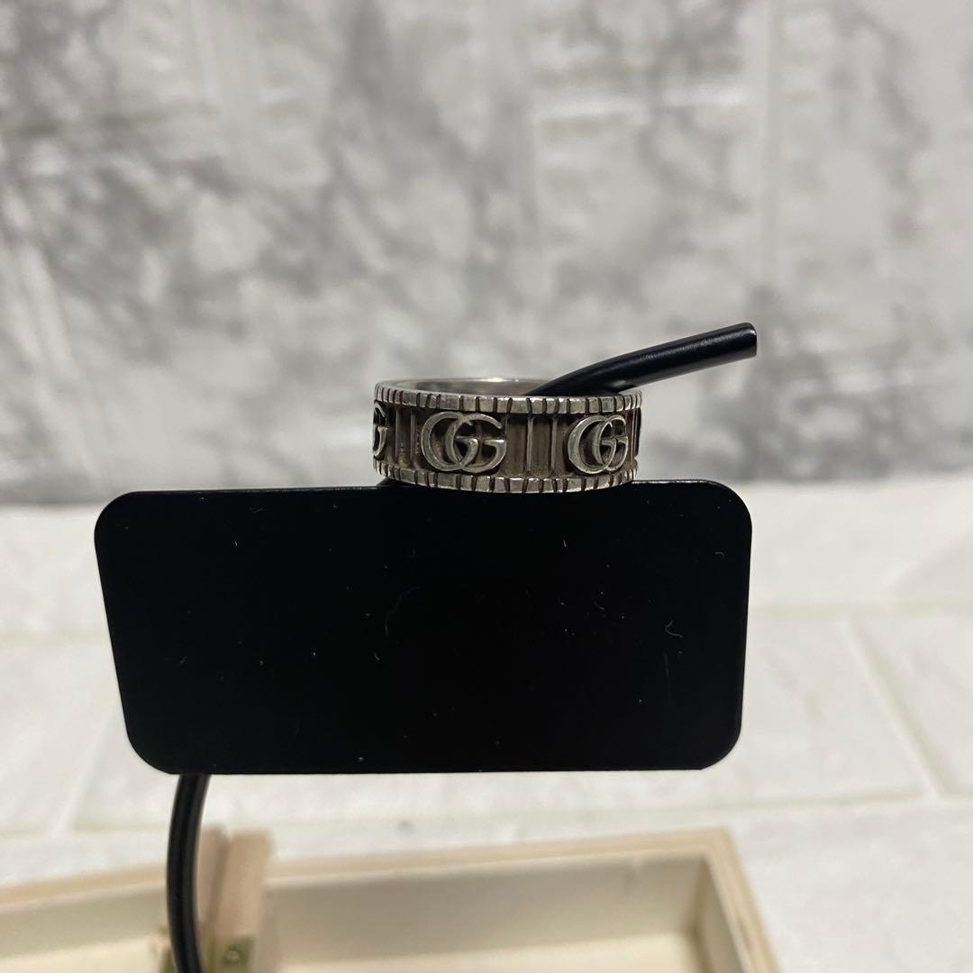 星*奨様 GUCCI GGロゴリング ステンレス