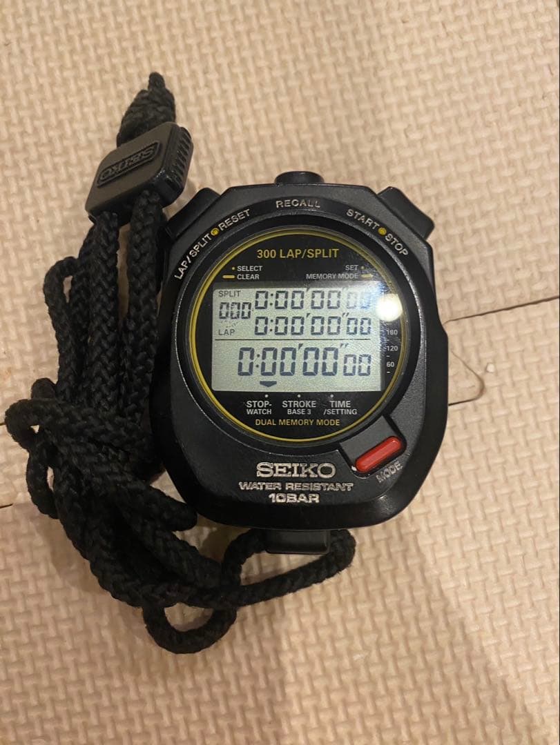 SEIKO S141-0AA0 デジタル スイミングマスター ◎◎SEIKO SEIKO デジタル ストップウォッチ スイミングマスター S141