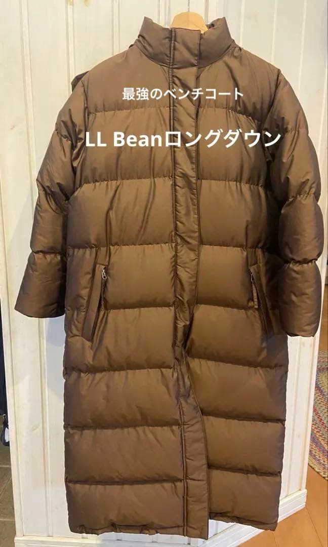 LL Beanのロングダウンコート