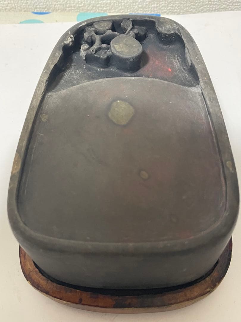 中国硯　端渓硯　すずり 緑端渓硯 山水硯 6.5吋一点物 すずり : 書道用品 緑風店 - 通販