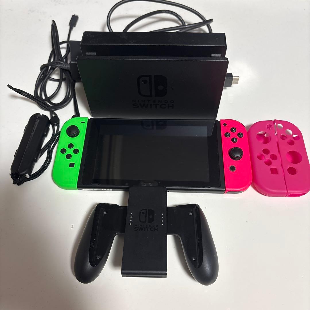 Nintendo Switch 本体 グリーン/ピンク 任天堂（Nintendo） Nintendo Switch 本体 Joy-Con (L) ネオングリーン