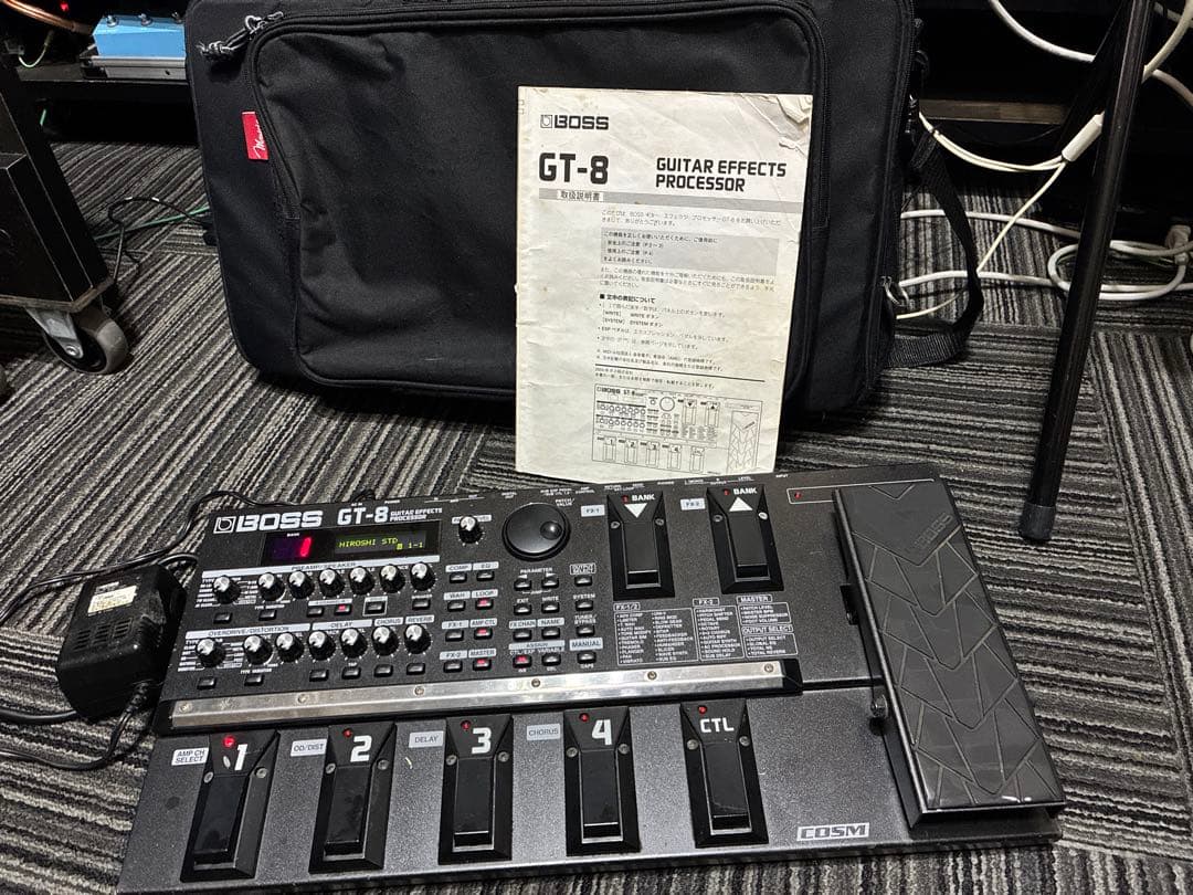 【2基のCOSM搭載】BOSS GT-8 マルチエフェクター 動作良好